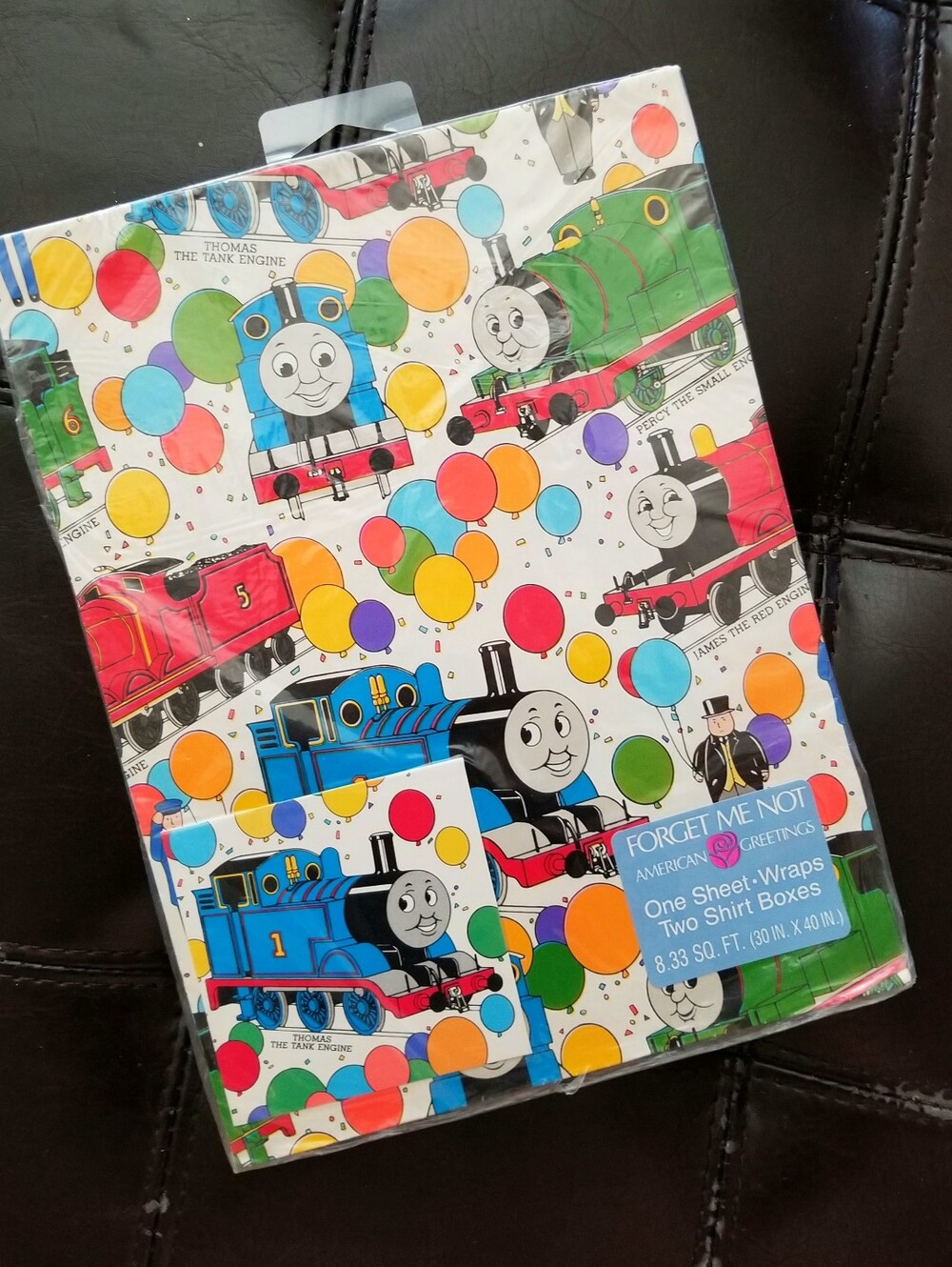 ❗Vintage Thomas the Train Birthday Wrapping Paper❗